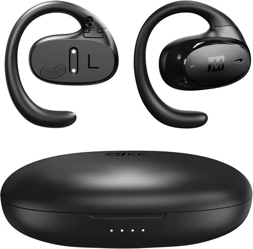 Vista 4 de MEE Audio AirHooks Pro - Auriculares deportivos inalámbricos con Bluetooth, cómodos, resistentes al sudor, sin aislamiento, para entrenamientos