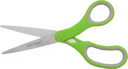 Vista 2 de Westcott KleenCut - Tijeras de titanio de 8 pulgadas con mango ergonómico duradero (paquete de 4)