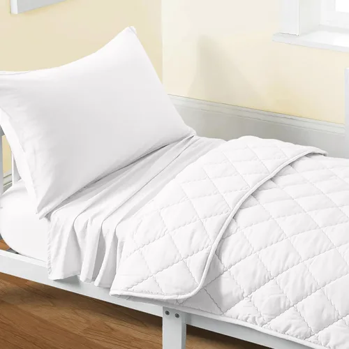 Vista 19 de FLXXIE Juego de ropa de cama de microfibra de 4 piezas, color aguamarina Aqua