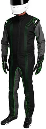 Vista 7 de K1 Race Gear CIK/FIA traje de competición de go kart, nivel 2, aprobado, M, Rojo