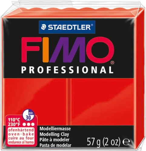 Vista 10 de Staedtler Fimo Professional - Arcilla de modelado endurecida para horno, 57G, color negro