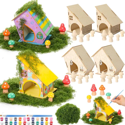 Vista 9 de DoubleFill Juego de 12 juegos de casa de hadas, manualidades para niños