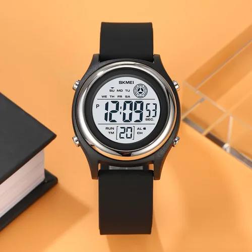 Vista 4 de Gosasa Reloj digital de moda para mujer, reloj multifuncional impermeable deportivo LED para mujer