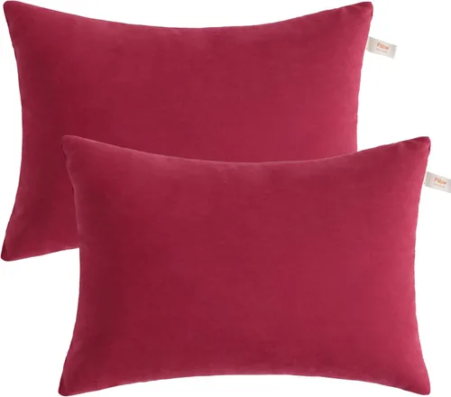 Vista 17 de BEDSUM Paquete de 2 almohadas pequeñas, mini almohada de microfibra de 11 x 7 pulgadas para viajes, mascotas, suaves y lavables a máquina, almohadas