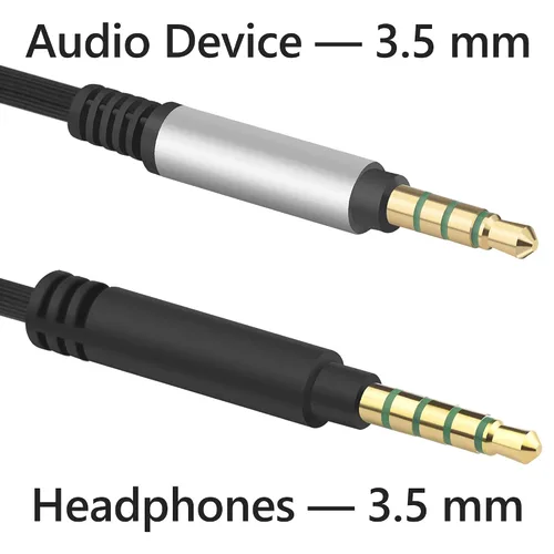 Vista 3 de GEEKRIA Cable de audio compatible con auriculares para juegos Astro A40tr, A40, A30, A10 Gen 2, A10, auriculares para juegos, cable estéreo