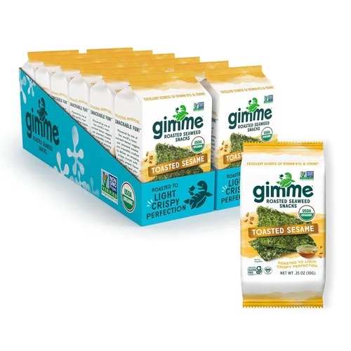 Vista 13 de Aperitivos de alga orgánica tostada de GimMe Health Foods