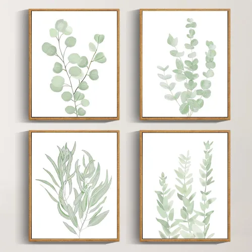 Vista 9 de Drsoum Arte inspirador enmarcado para pared, diseño botánico bohemio, decoración de pared, cita motivacional, oficina, estudio, sala de estar