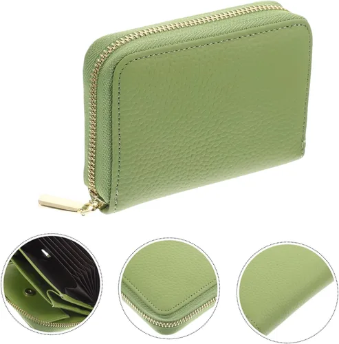 Vista 7 de 3pcs Wallet Convenient Bag Pouch Holder Case Change Storage Holder Large Capacity Cards Holder Id Bag Coin Container Business Delicate Bag Men Purse