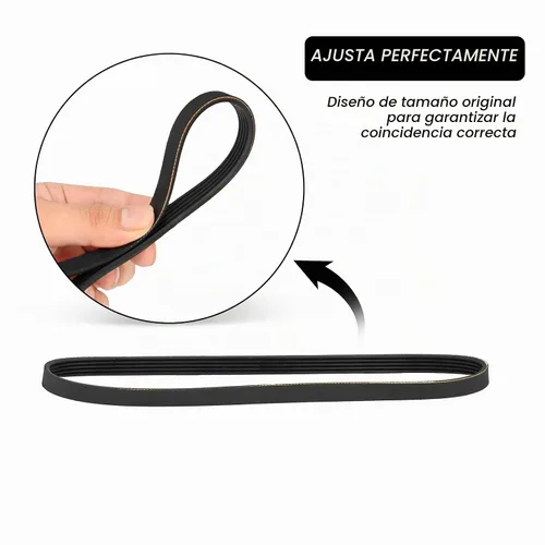 Vista 3 de Nueva Correa de Transmisión WH01X24180 para Lavadora Compatible con Lavadora GE, Reemplazo de Correa AP6024314, 4455970, PS11736832, 290d1101p002