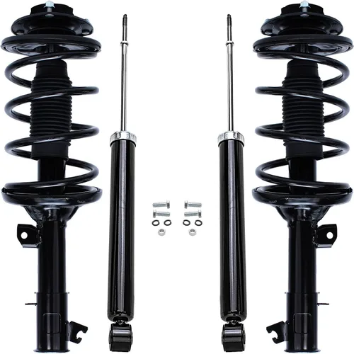 Vista 91 de Detroit Axle - Kit de amortiguadores de 4 puntales para Ford Escape 14-19, 2 puntales delanteros con resorte helicoidal 2 amortiguadores traseros