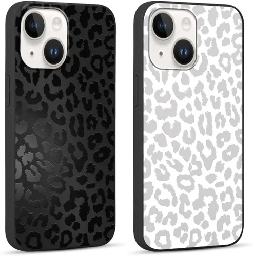 Vista 16 de Paquete de 2 fundas de teléfono con bonito estampado de guepardo para iPhone 7/8/SE 2020 / SE 2022 de 4.7 pulgadas, diseño de leopardo de lujo