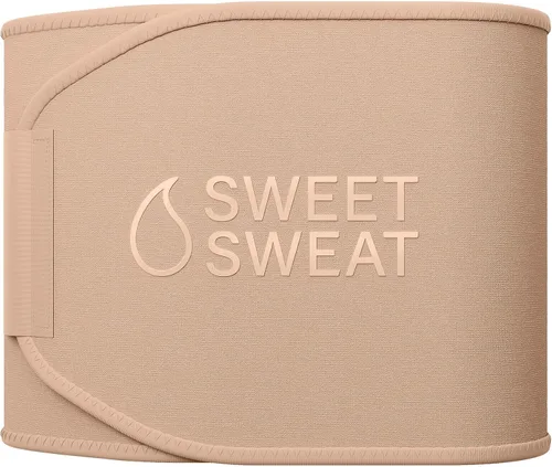 Vista 10 de Sweet Sweat - Faja reductora de cintura de la serie Toned - Cinturón de fitness premium para mejorar la sudoración para mujeres y hombres - 5 tallas
