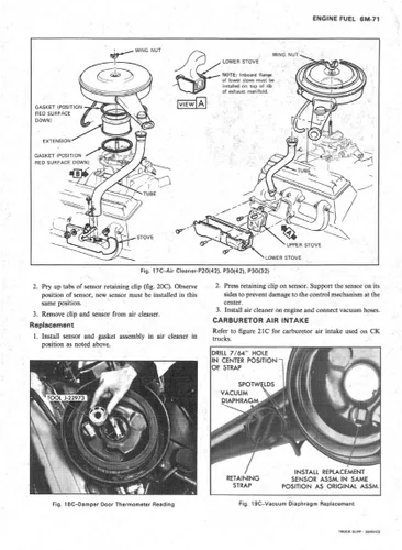 Vista 6 de Motor de servicio de tienda 1976Chevy GMC CK 1030Light Truck Manual de reparación
