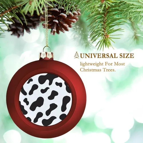 Vista 103 de Boobs Funny Shatterproof Matte Christmas Balls for Tree Wreath Home Decor 1PCS