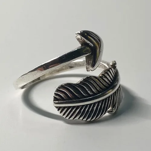 Vista 42 de Anillos de banda ancha de plata de ley 925 vintage hechos a mano para mujeres/hombres, anillo ajustable para el pulgar