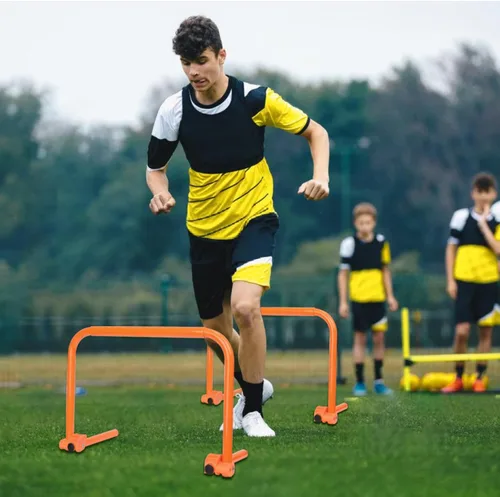 Vista 7 de Hikeen Agility Speed Training Hurdles, Adjustable Agility Training Hurdles for Football, Basketball, Soccer Hurdles Training Equipment Set