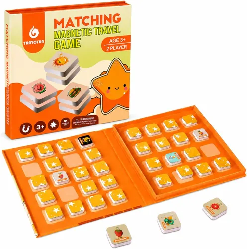 Vista 13 de Juego de mesa de damas y Tic-Tac-Toe 2 en 1 Juegos de viaje magnéticos para niños de 8 a 12 años Actividades de avión para niños de 8 a 12 años
