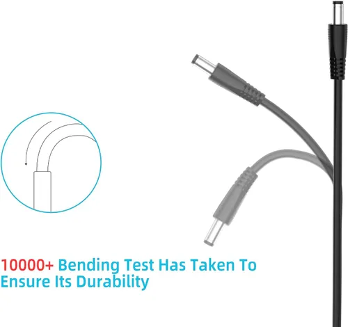 Vista 7 de Reemplazo del adaptador de CA para C6 100894 Cable de alimentación de bicicleta de ciclismo de ejercicio