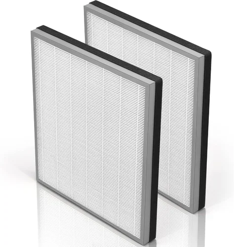 Vista 8 de Paquete de 1 repuesto de filtro HE400 compatible con purificador de aire Shark 4 con bloqueo avanzado de olor HE400 HE401 HE402 HE405, filtración 3