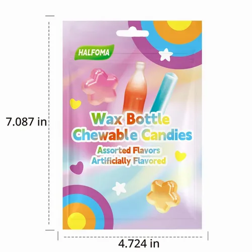 Vista 9 de Chuxinyinian Gomitas de Cera con Sabores de Frutas Variadas, 32 Gomitas, 60g