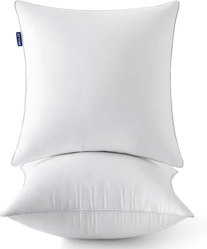Vista 12 de MIULEE Almohada decorativa de 14 x 36 pulgadas con funda de algodón 100% rectangular para sofá