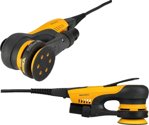 Vista 3 de Mirka DEROS 350X CV Lijadora orbital aleatoria eléctrica / 3 pulgadas / 0.197 in órbita/Lijadora potente y profesional para lijado sin polvo