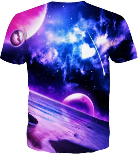 Vista 2 de Camisa Yasswete de manga corta, con estampado 3D