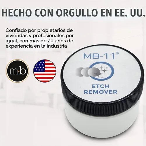 Vista 6 de MB Stone MB-11® Touch-Up Etch Remover - Polvo de pulido de mármol para uso con calcita de color claro y neutro, no para piedra mate u oscura