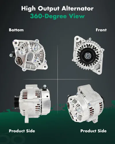 Vista 3 de SCITOO Alternador se adapta a Toyota para 4Runner 3.4L 1999-2002, para Toyota para Tacoma 3.4L 2000-2004, para Toyota para Tundra 3.4L 2000-2002 12V