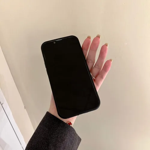 Vista 8 de Funda de teléfono geométrica de felpa cálida retro compatible con iPhone 14 Pro, elegante funda abstracta con bordado de toalla, funda protectora