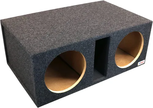 Vista 4 de Atrend Bbox Caja de subwoofer doble ventilada de 12 pulgadas – Pro Series Dual Vented SPL cajas de subwoofer para automóvil SPL – Caja de subwoofer
