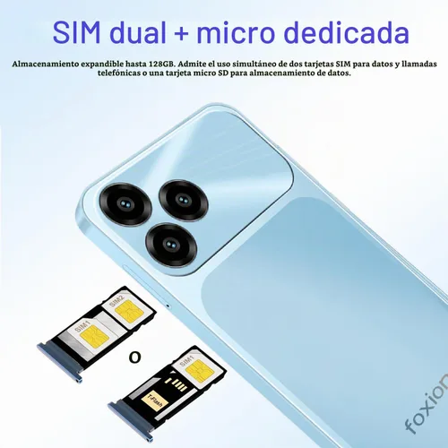 Vista 4 de Teléfono desbloqueado, teléfono inteligente Android, batería interna, 2 GB de RAM, 32 GB de ROM, compatible con banda de frecuencia de tarjeta SIM