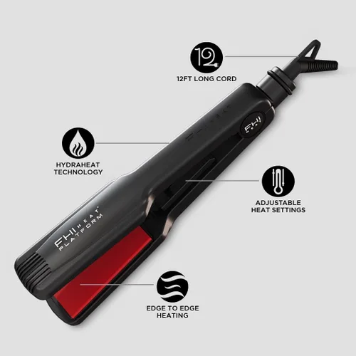 Vista 3 de FHI HEAT Plancha de pelo de turmalina Platform Pro Styling para todo tipo de cabello