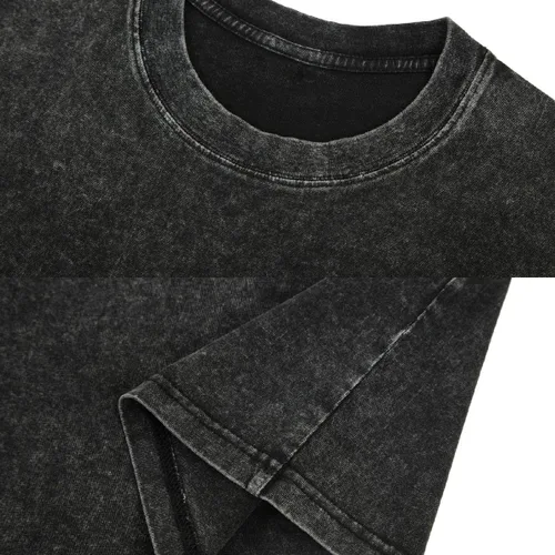 Vista 4 de Camisetas gráficas de verano para mujeres y hombres, de algodón, de gran tamaño, 90 y nueve con ovejas, camiseta cristiana lavada