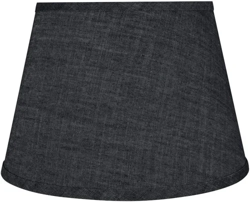 Vista 2 de Aspen Creative 32921A - Pantalla de lámpara de araña con forma de imperio de transición en color gris y azul, 13 pulgadas de ancho