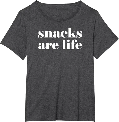 Vista 20 de Snacks Are Life - Camiseta divertida para amantes de los aperitivos, Negro