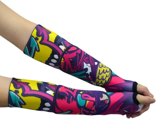 Vista 6 de Topeter Mangas de brazo de voleibol para niños, almohadillas para brazos para niñas y niños, 1 par
