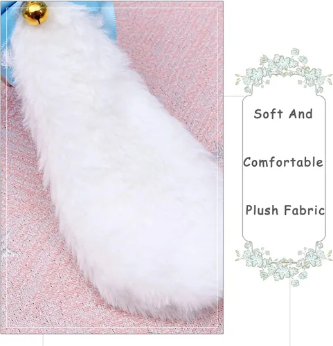 Vista 4 de Cosplay Girl - Diadema de peluche con orejas de conejo, accesorio para la cabeza