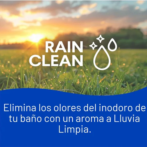 Vista 6 de Clorox Limpiador de inodoro con blanqueador, limpiador de lluvia, 24 onzas