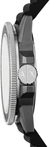 Vista 2 de Armani Exchange Mens Stainless Steel Dive Inspired Watch with Silicone Band or Steel Bracelet