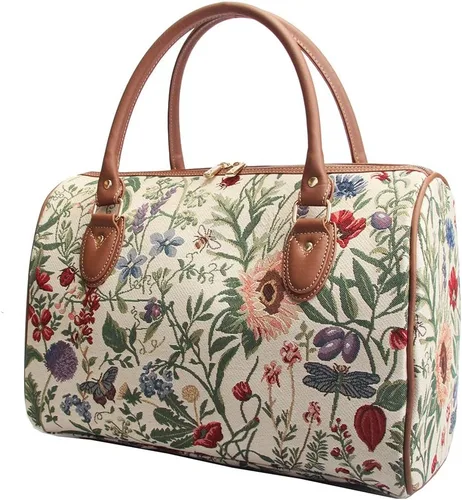 Vista 2 de Signare - Bolsa de viaje para mujer diseño de libélula diseño de girasol