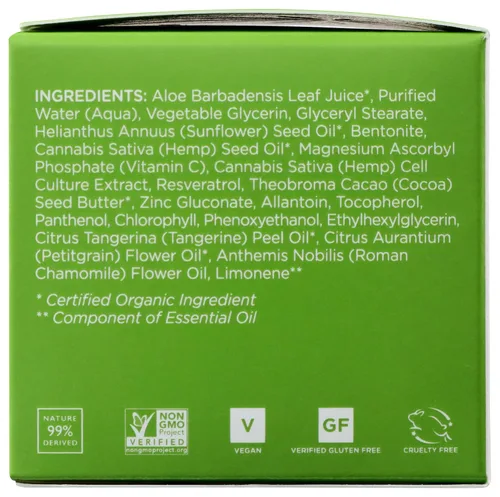 Vista 6 de Andalou Naturals Máscara CannaCell D.Tox, 1.7 onzas