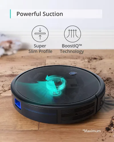 Vista 3 de eufy Aspiradora Robot 11S MAX, Superdelgada, Fuerte Succión, Silenciosa, Aspiradora Robótica de Carga Automática, Limpia Pisos Duros y Alfombras