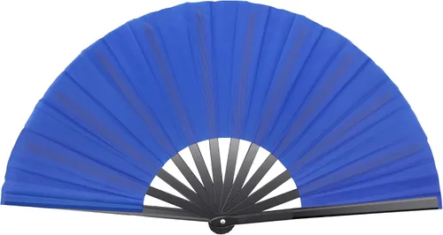 Vista 14 de Quacc Ventilador de mano plegable grande de 13 pulgadas, tela de nailon vintage, retro, gran abanico para baile de línea, festival chino de Kung Fu