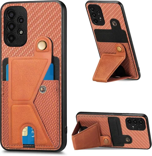 Vista 135 de Funda para Oppo K10x / OnePlus Nord CE 2 Lite 5G Funda para Realme 9 5G / 9 Pro / Q5 / V25 Funda de piel sintética con ranuras para tarjetas