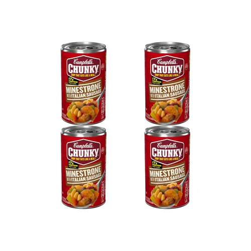 Vista 10 de Campbell’s Chunky - Sopa de papa horneada con queso cheddar y trozos de tocino, lata de 18.8 Oz