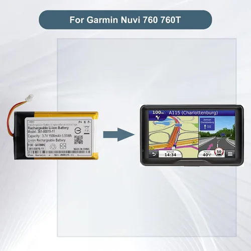 Vista 5 de 361-00019-11 Batería para Garmin Nuvi 760 760T Batería con Herramientas