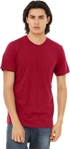 Vista 259 de Bella Canvas 3413c para hombre (1) Triblend verde + (1) Triblend rojo