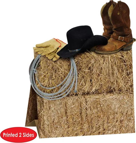 Vista 4 de Beistle Centros de mesa tridimensionales con temática occidental de 4 piezas, decoración de fiesta de vaquero del salvaje oeste, 9.5 pulgadas