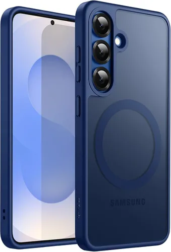 Vista 31 de JETech Estuche magnético para Samsung Galaxy S24 5G, compatible con MagSafe, funda protectora para teléfono con parte trasera translúcida y mate a